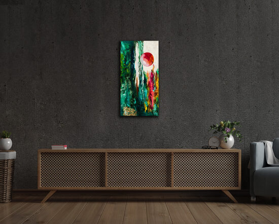 Vászonnyomat - 75x38 cm - Bagoász csókja